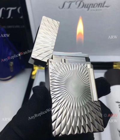2018 New Replica S. T. Dupont Silver Lighter Men Gift